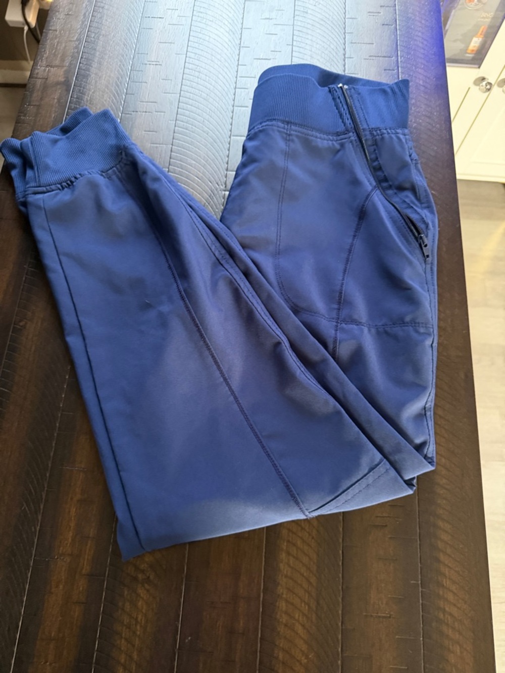 Women’s Cherokee blue jogger scrub pants
